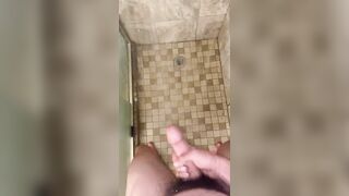 Johnny’s POV shower play(long range cumshot)