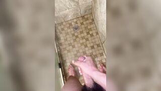 Johnny’s POV shower play(long range cumshot)