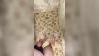 Johnny’s POV shower play(long range cumshot)