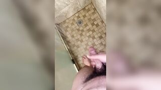 Johnny’s POV shower play(long range cumshot)