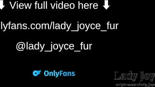 Hot Evening with my Boyfriend Wearing my Fur Coat - Lady Joyce