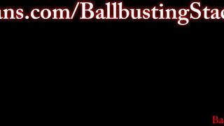 BallbustingStacy Hits Her Metal Baseball Bat at Naked Testicles, Trailer