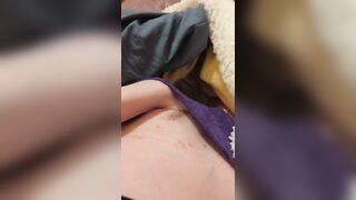 listen to me cum - close up POV of my wet pussy in purple panties