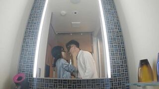 【変態OLが鏡の前で立ちバック】だめ..恥ずかしい...あぁっ❤Hentai career woman standing back in front of the mirror