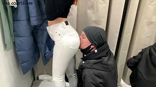 Public Femdom Worship Goddess Kira  in Jeans Petite Princesses FemDom