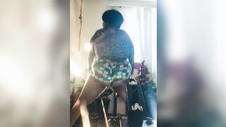 Bbw striptease