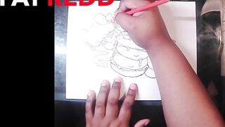 Drawing a Mouse Burger