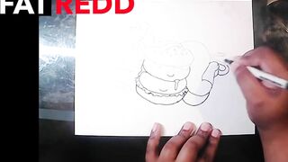 Drawing a Mouse Burger