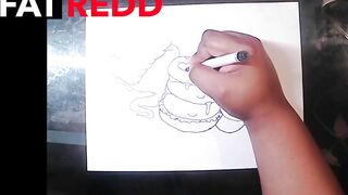 Drawing a Mouse Burger