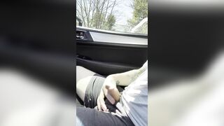 public strip and jerking my bwc huge cumshot and public crusing round hoping to get caught