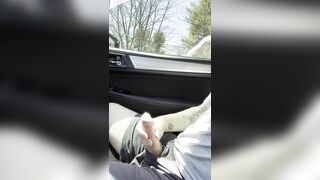 public strip and jerking my bwc huge cumshot and public crusing round hoping to get caught