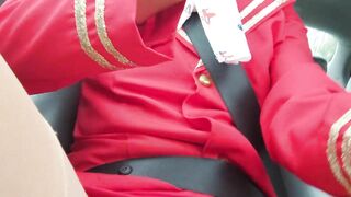 Air hostess Taxi Masturbation - Cosplay - Serenexx ????