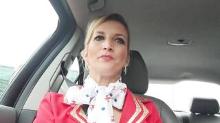 Air hostess Taxi Masturbation - Cosplay - Serenexx ????