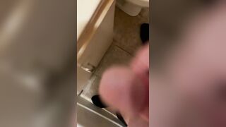 Big Cock Jerked In Bathroom