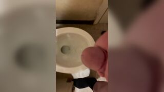 Big Cock Jerked In Bathroom