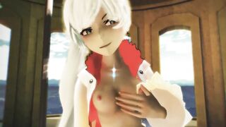 【MMD】Weiss Schnee Poledance【R-18】