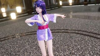 0143 -【R18-MMD】Genshin Impact 原神 Raiden Shogun 雷电将军 - 笑纳