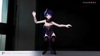 0139 -【R18-MMD】Genshin Impact 原神 Raiden Shogun 雷电将军 - Havana