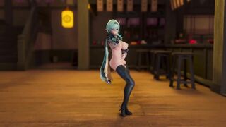 0277 -【R18-MMD】Genshin Impact 原神 Eula 优菈 - Lilac