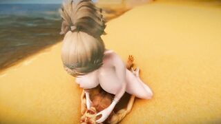 Big Breasts Elf Mama Fucked by Goblin Surrender Service Seeding Sex 3D Hentai NSFW NTR Part 9