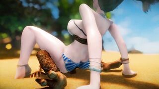 Big Breasts Elf Mama Fucked by Goblin Surrender Service Seeding Sex 3D Hentai NSFW NTR Part 7