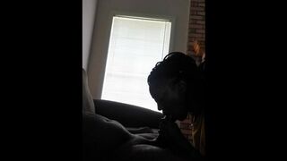 Watch me suck my ex dick at his gf house ????????