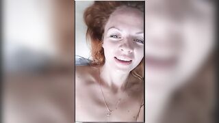 red-haired beast private Skype drain model cums on camera we