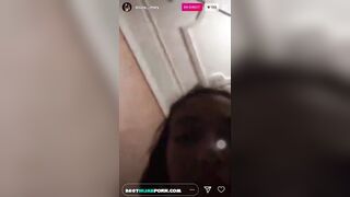 Dounia Moroccan Teen Twerking Live On Instagram !