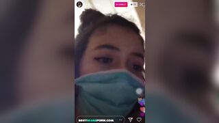 Dounia Moroccan Teen Twerking Live On Instagram !