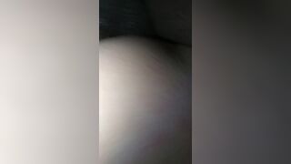 White bitch riding my dick