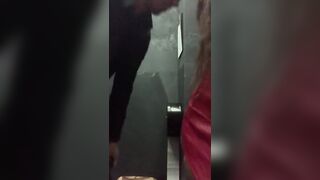 Tinder Girl doing Blowjob in Caffe’s Toilet