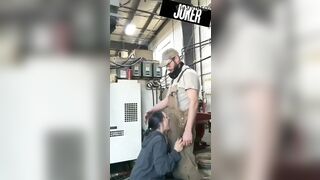 Texas women blowjob & quickie sex at factory