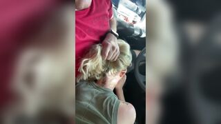 LA local Tinder THOT Blowjob in a busy parking lot