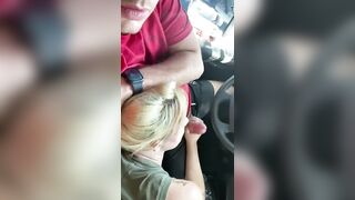 LA local Tinder THOT Blowjob in a busy parking lot