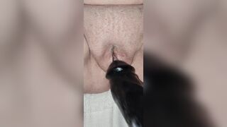 Rough bbc fuck pussy stretch and gape bbc dildo hard fucking