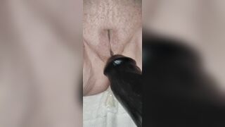 Rough bbc fuck pussy stretch and gape bbc dildo hard fucking