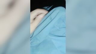 Real handjob can't stop Cumming on Bra