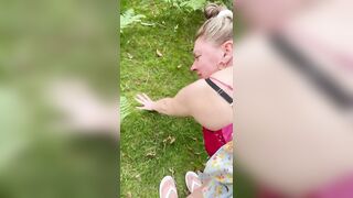 Pam & Ed Dirtiest Devon Amateurs Public outside outdoors dogging fuck doggy style woods flashing massive natural tits