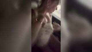 Pam & Ed Dirtiest Devon Amateurs Slut milf cougar mature massive natural swinging boobs tits car sex public outside outd