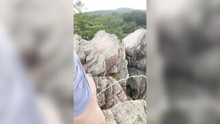 Pissing Off Cliff