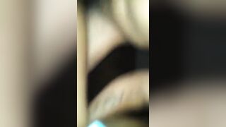 CUMSHOT Amateur student cum on black pussy