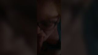 My Ex just can’t stay away from me or my lips sucking his cock with my glasses on!