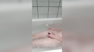 to masturbate in the water and have an orgasm with a big toy