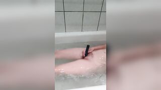 Orgasm in the bathroom