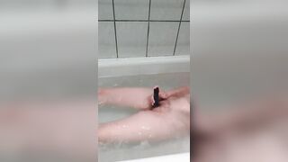 Orgasm in the bathroom