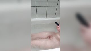 Orgasm in the bathroom