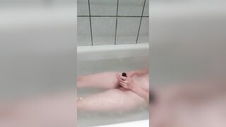 Orgasm in the bathroom