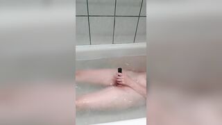 Orgasm in the bathroom