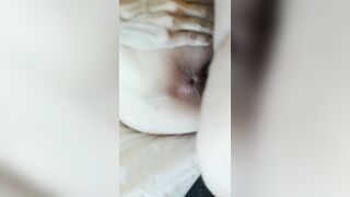 Husband gets pussy only after wife gives it to bull