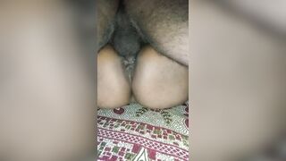 Indian new wife and husband fucking on bad